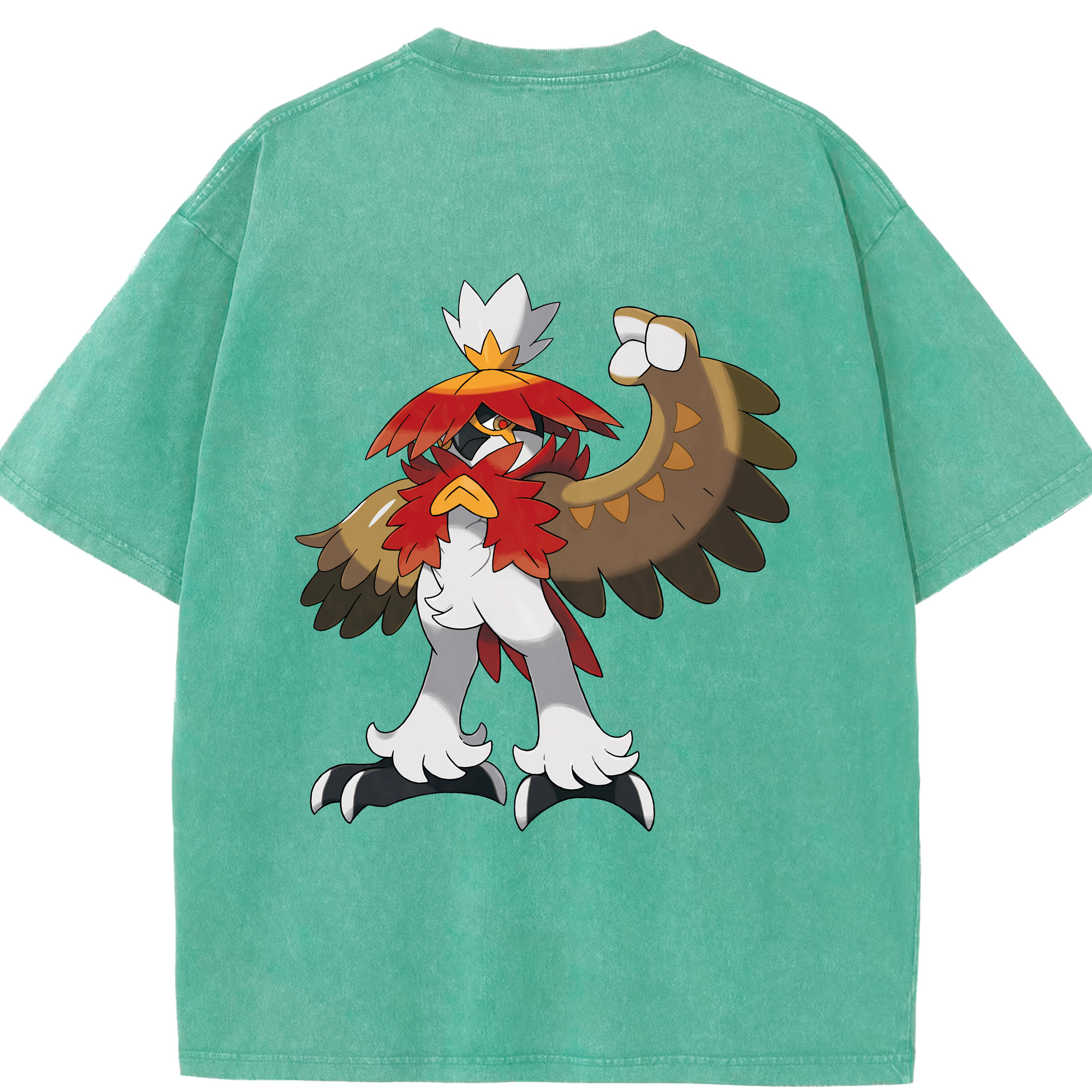 （画像用） ポケットモンスター Pokémon 綿100% ヴィンテージ風 半袖Tシャツ（背面プリント）